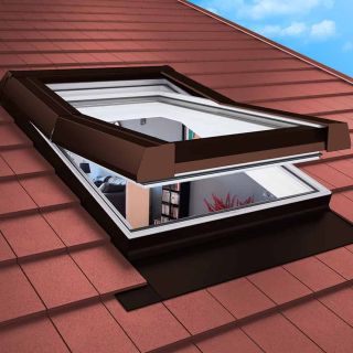 ThermoMax Roof PVC weiß Blechteile braun