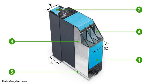 Energiespar-Haustür Aluminium 906-92