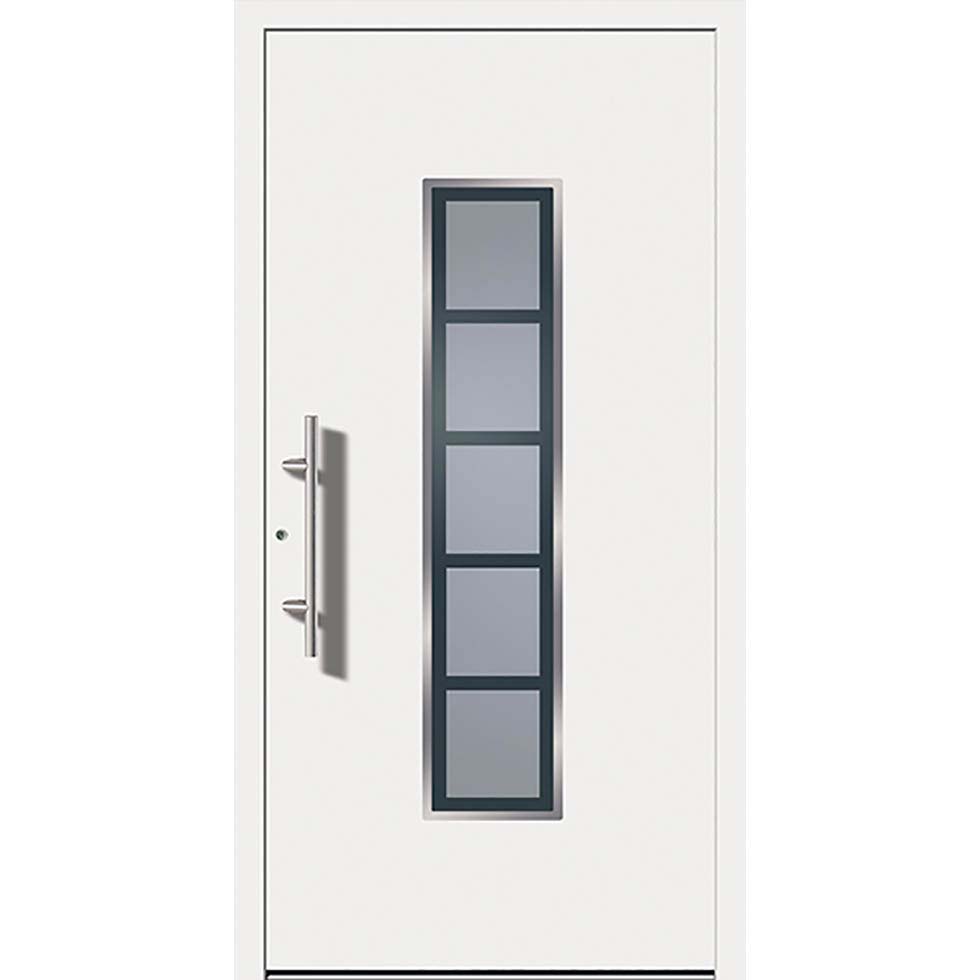 Haustür Aluminium E 1158 Motivglas 1