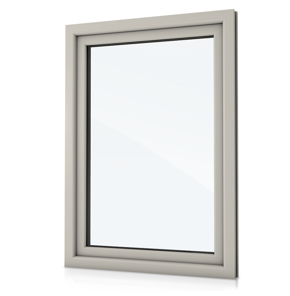 Fenster mit Reinweißem Rahmen