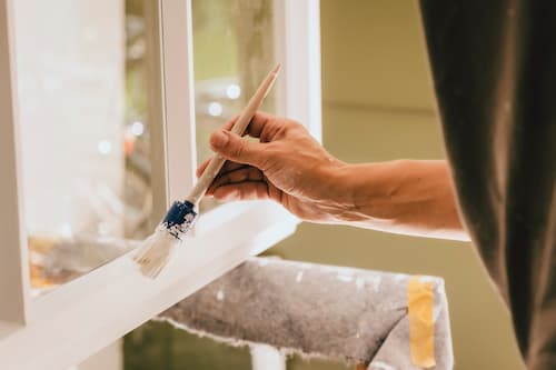 Fenster streichen