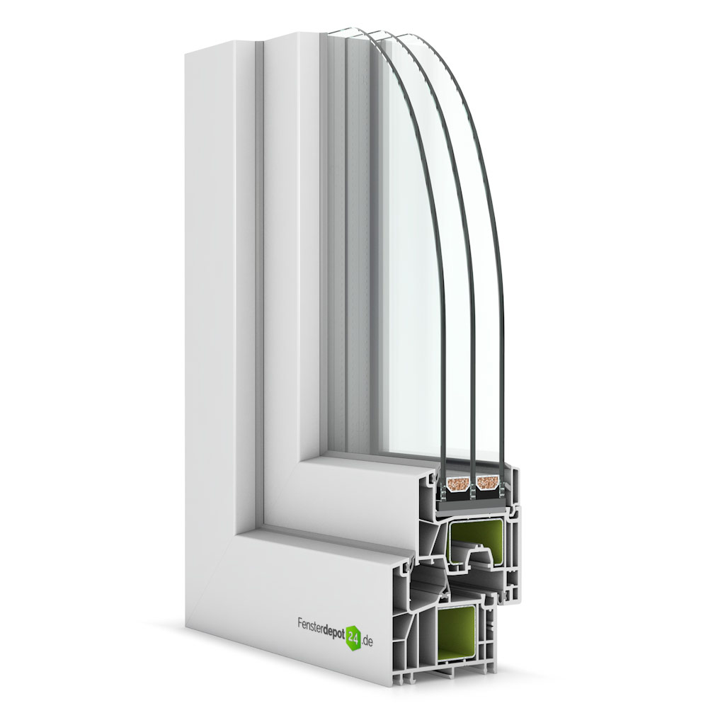 Salamander greenEvolution 76 MD Classic Kunsstofffenster