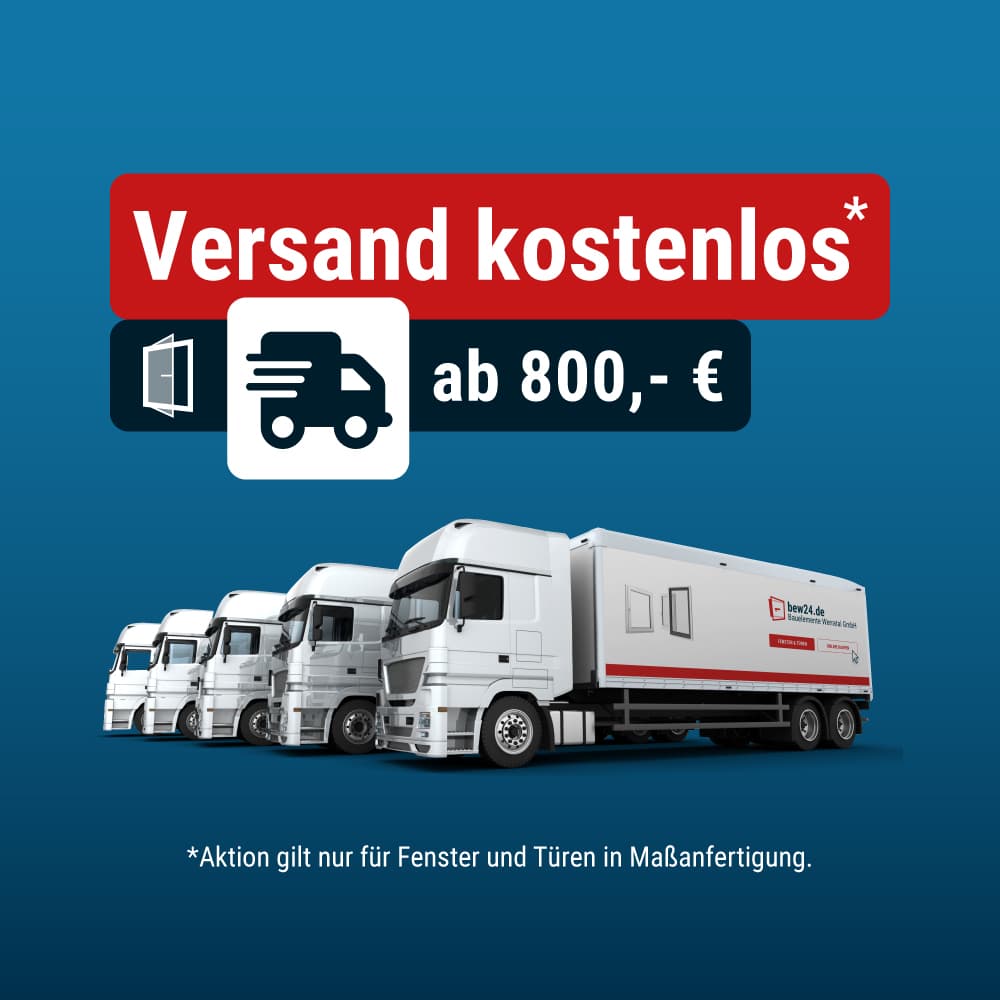 Kostenlose Lieferung ab 800 €