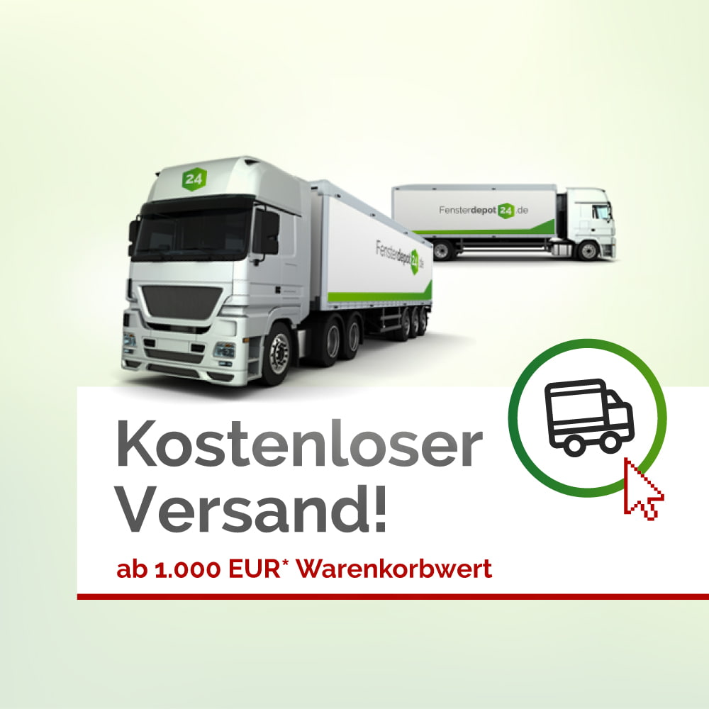 Kostenlose Lieferung ab 1.000 Euro