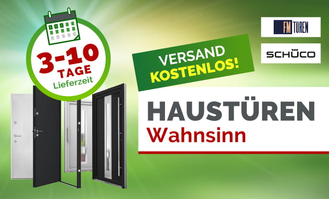 Schüco Aktionstüren und FM Lagertüren