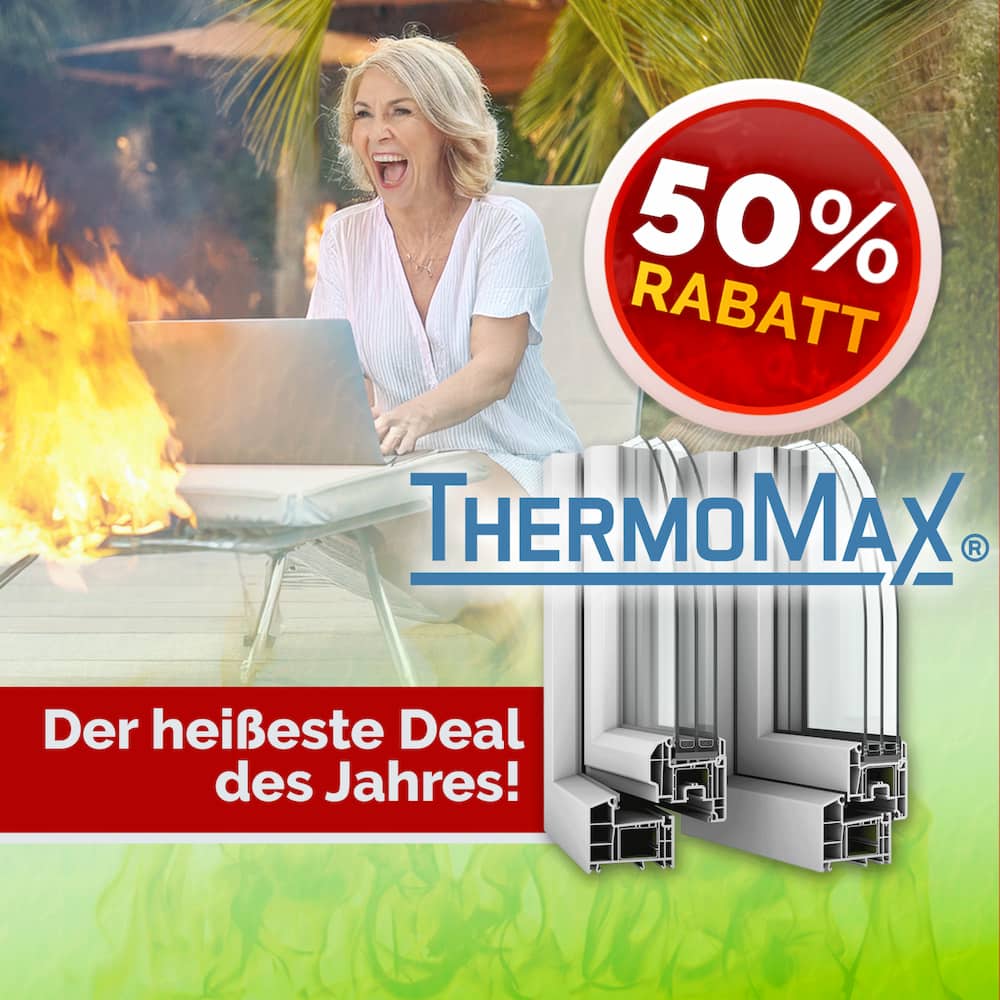Sonnenschutzverglasung zum halben Preis