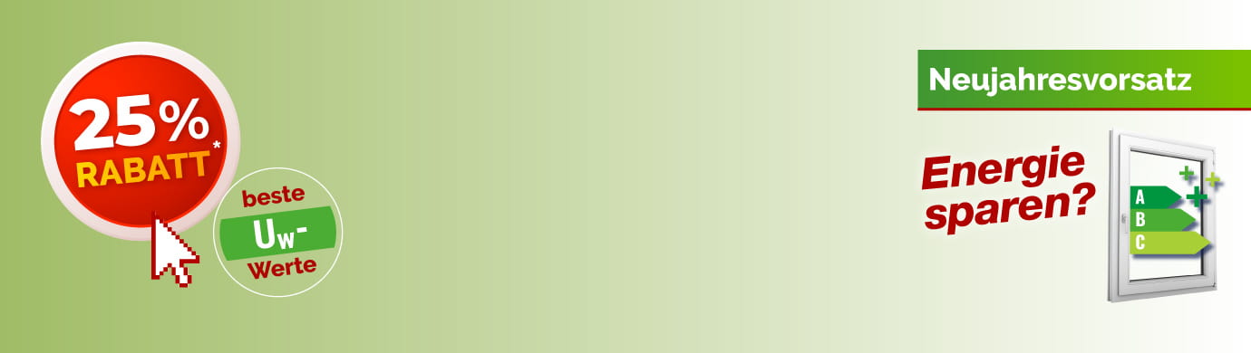 Energiesparfenster: Doppelt sparen – erst bei den Fenstern, dann bei den Heizkosten.
